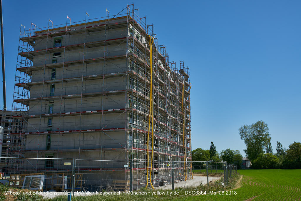08.05.2018 - Baustelle CARL-WERY-STRASSE in Neuperlach