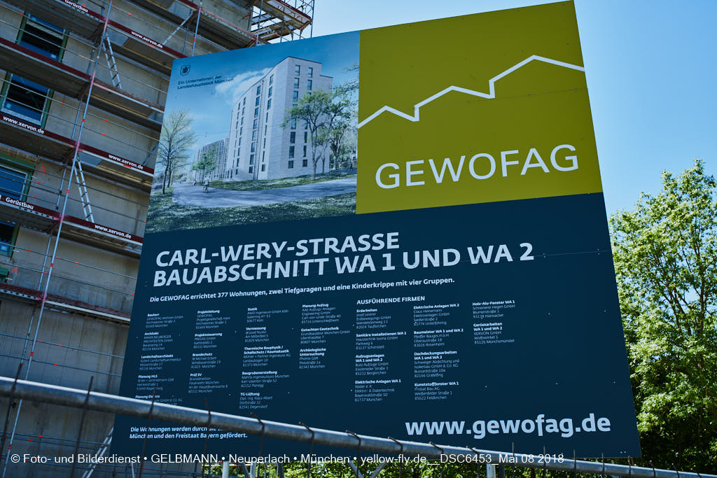 08.05.2018 - Baustelle CARL-WERY-STRASSE in Neuperlach