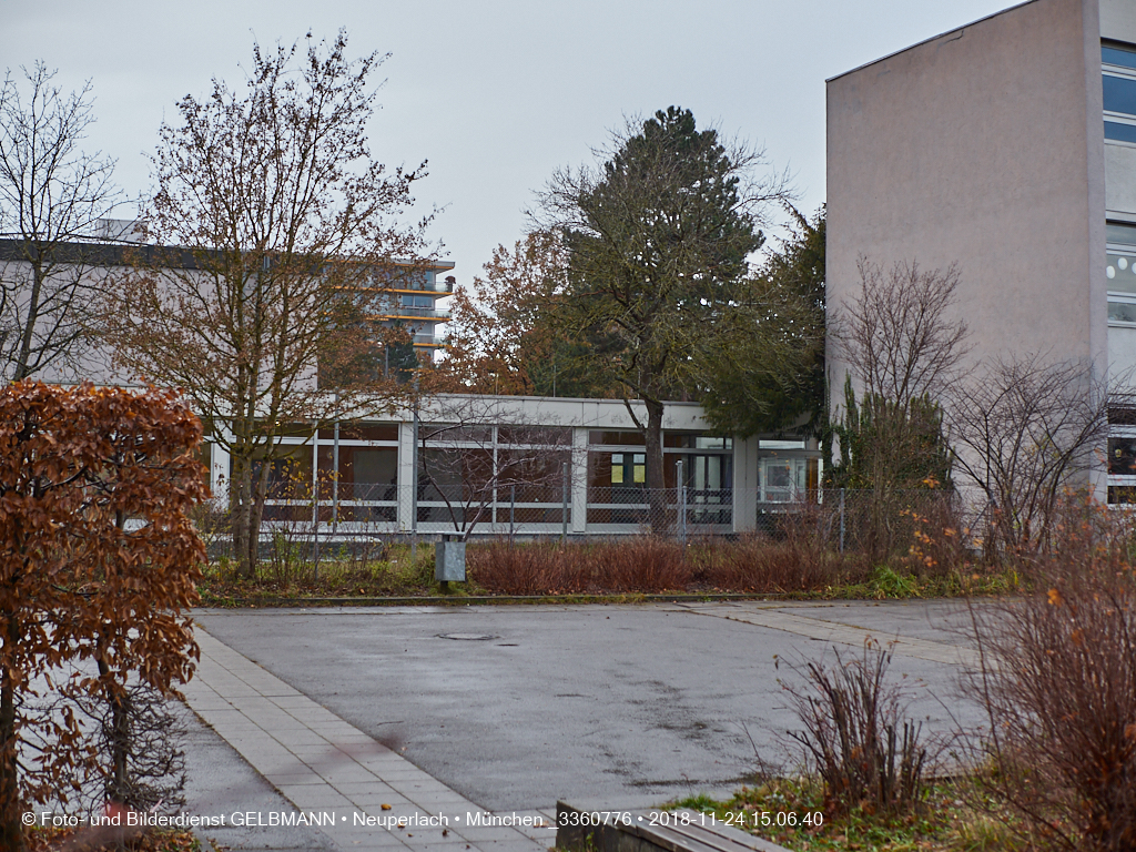 Baustelle Grundschule am Karl-Marx-Ring in Neuperlach.
