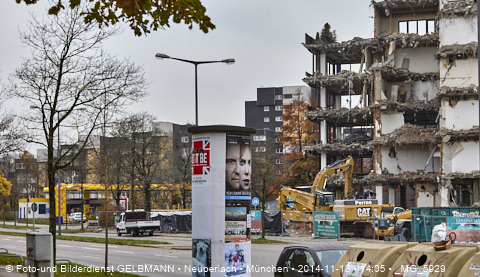 13.11.2014 - Abriss des Bürohaus am Peschelanger 3