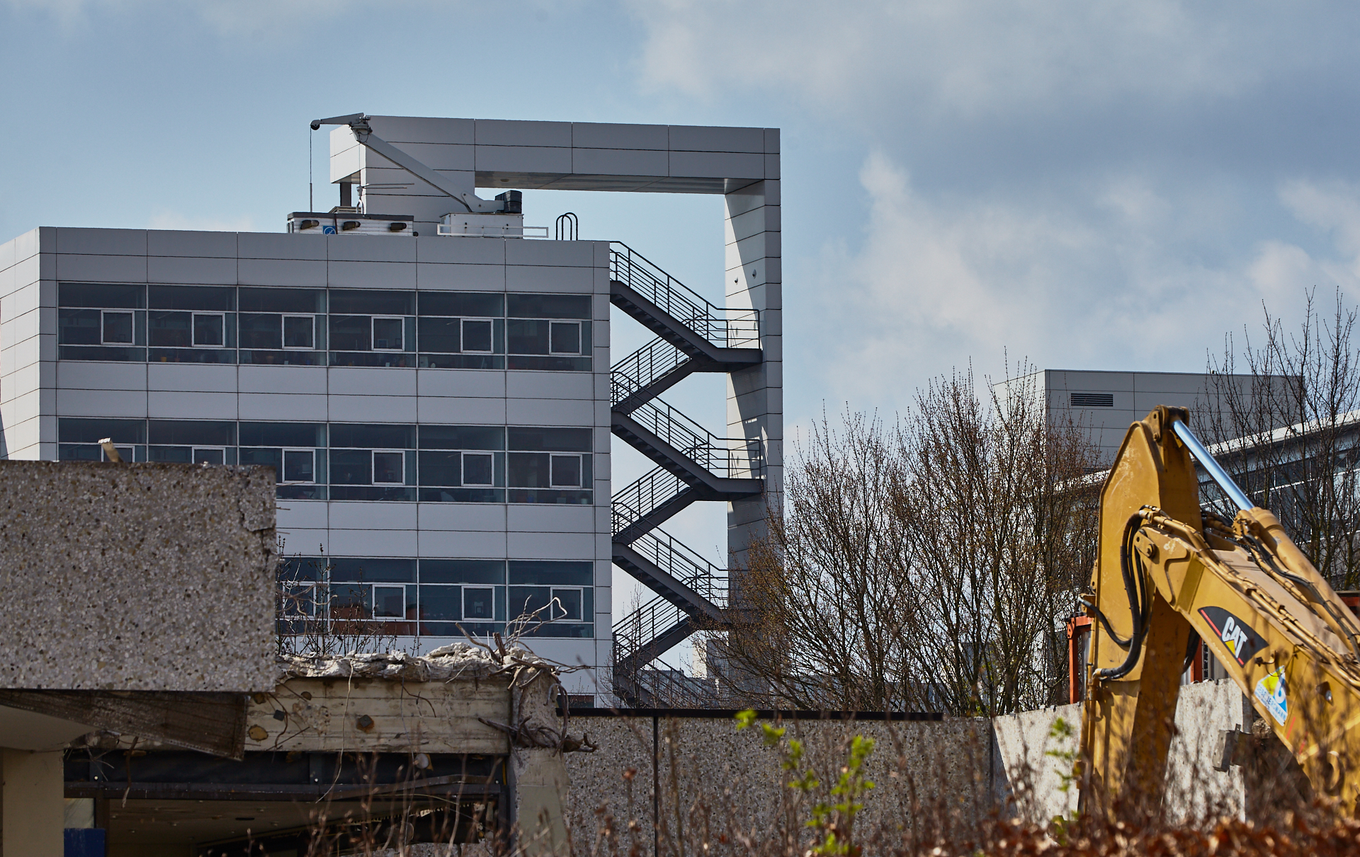 Plettzentrum-Abrissarbeiten am 17.04.2012