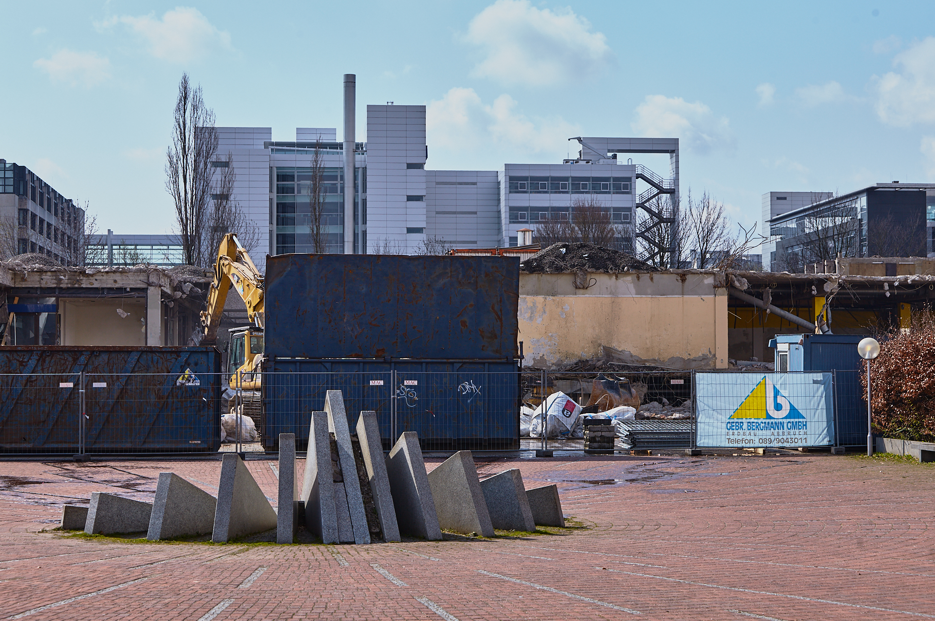 Plettzentrum-Abrissarbeiten am 17.04.2012