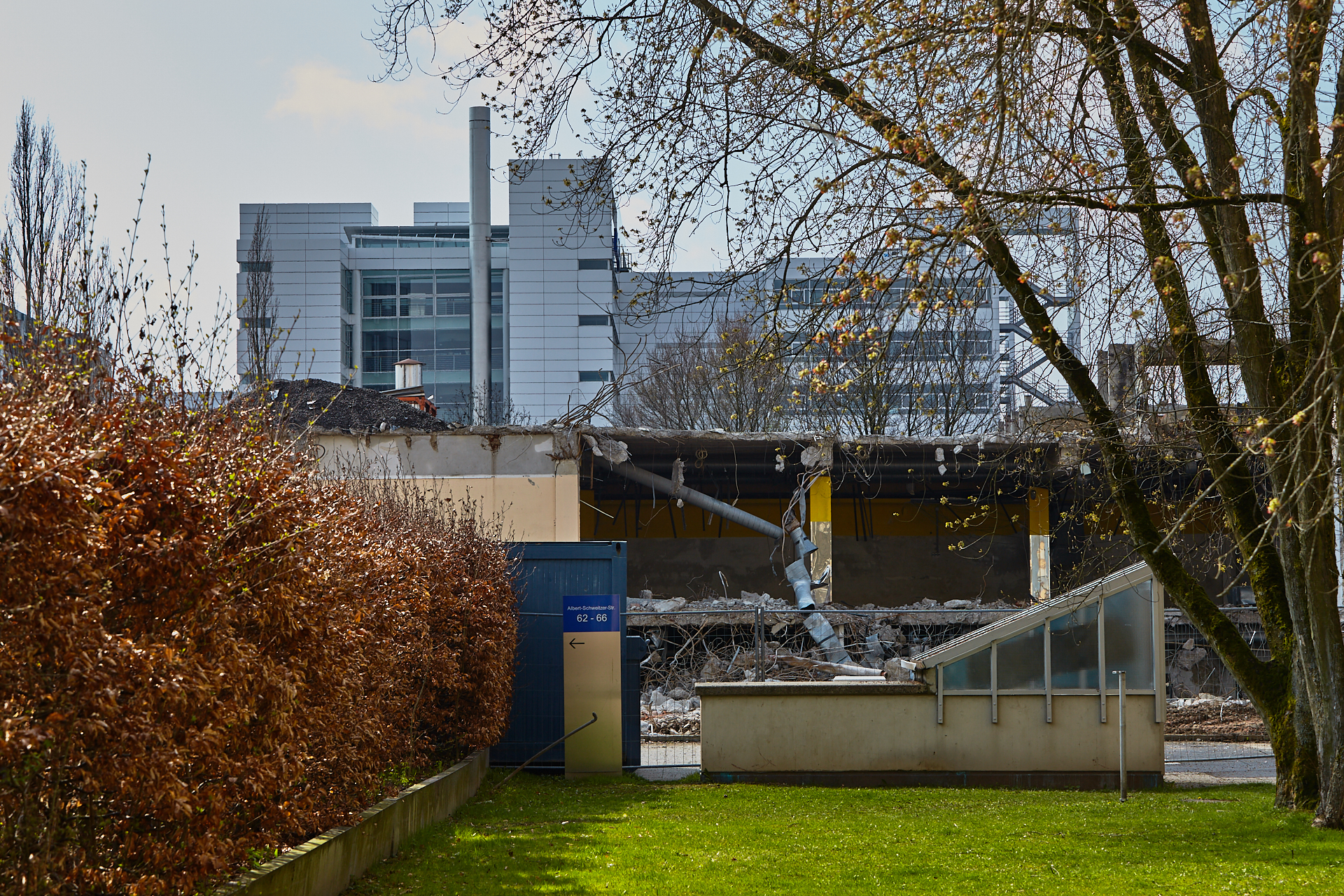 Plettzentrum-Abrissarbeiten am 17.04.2012