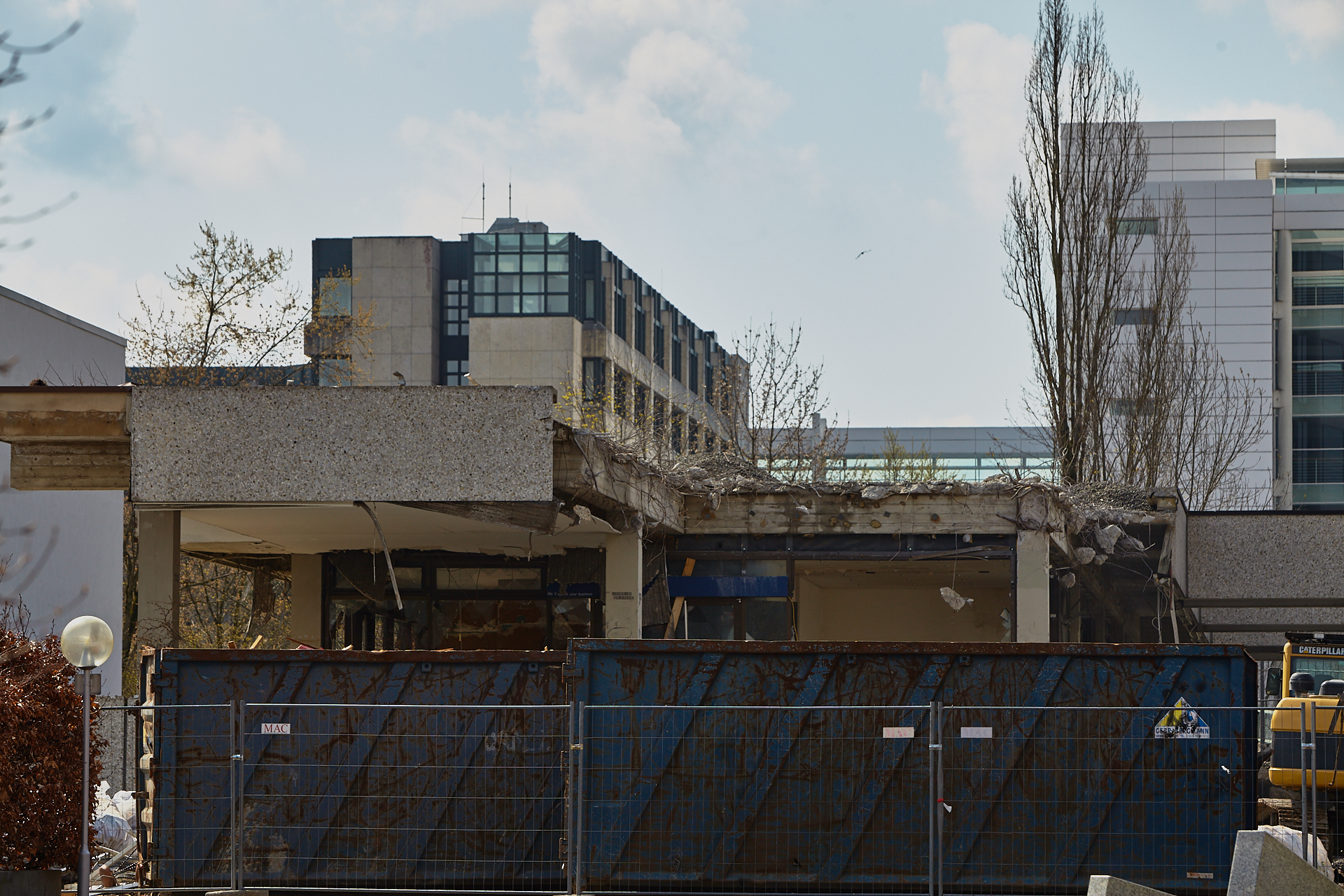 Plettzentrum-Abrissarbeiten am 17.04.2012