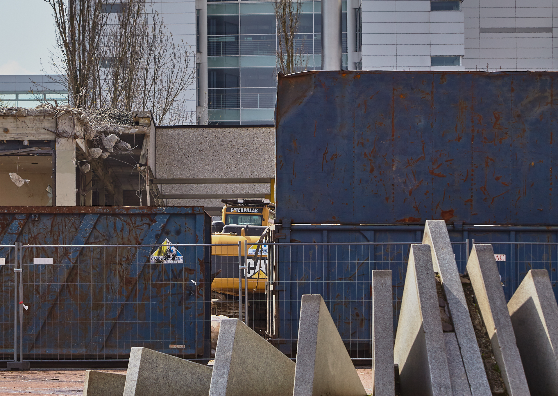 Plettzentrum-Abrissarbeiten am 17.04.2012