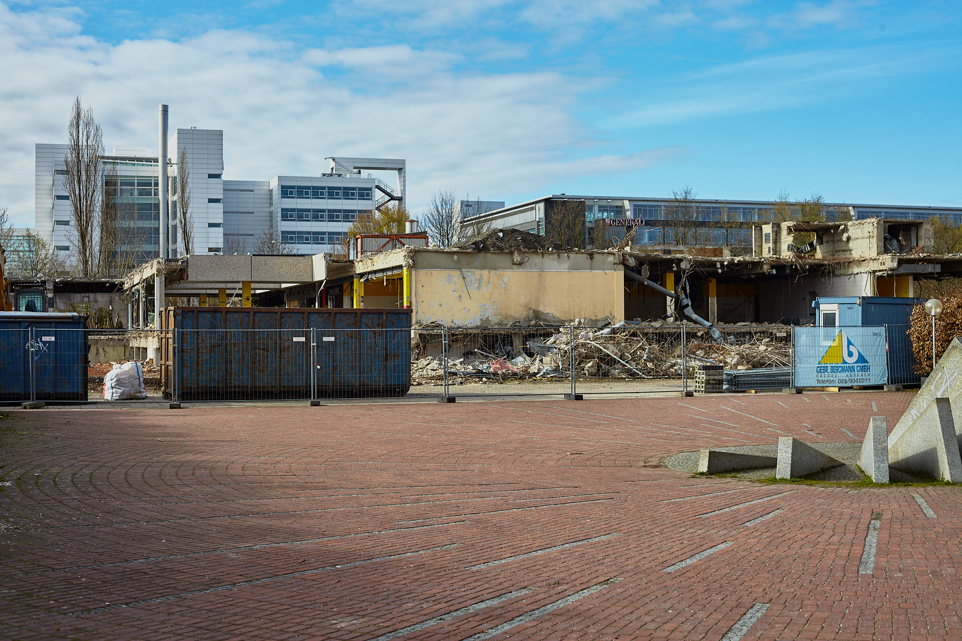 Neuperlach-Baustelle Plettzentrum