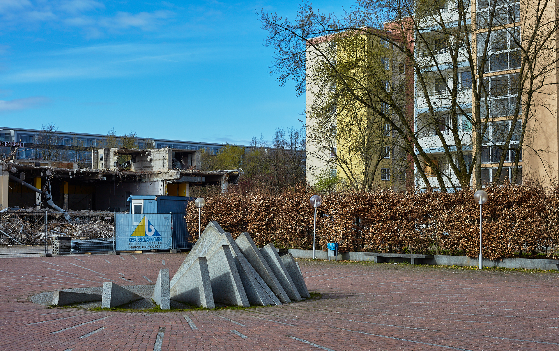 Neuperlach-Baustelle Plettzentrum