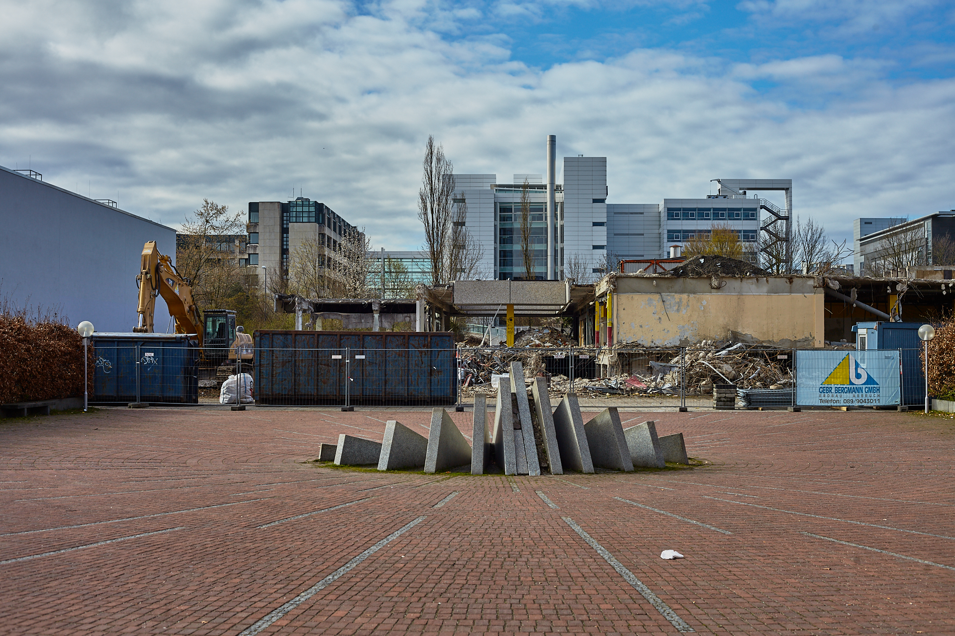 Neuperlach-Baustelle Plettzentrum