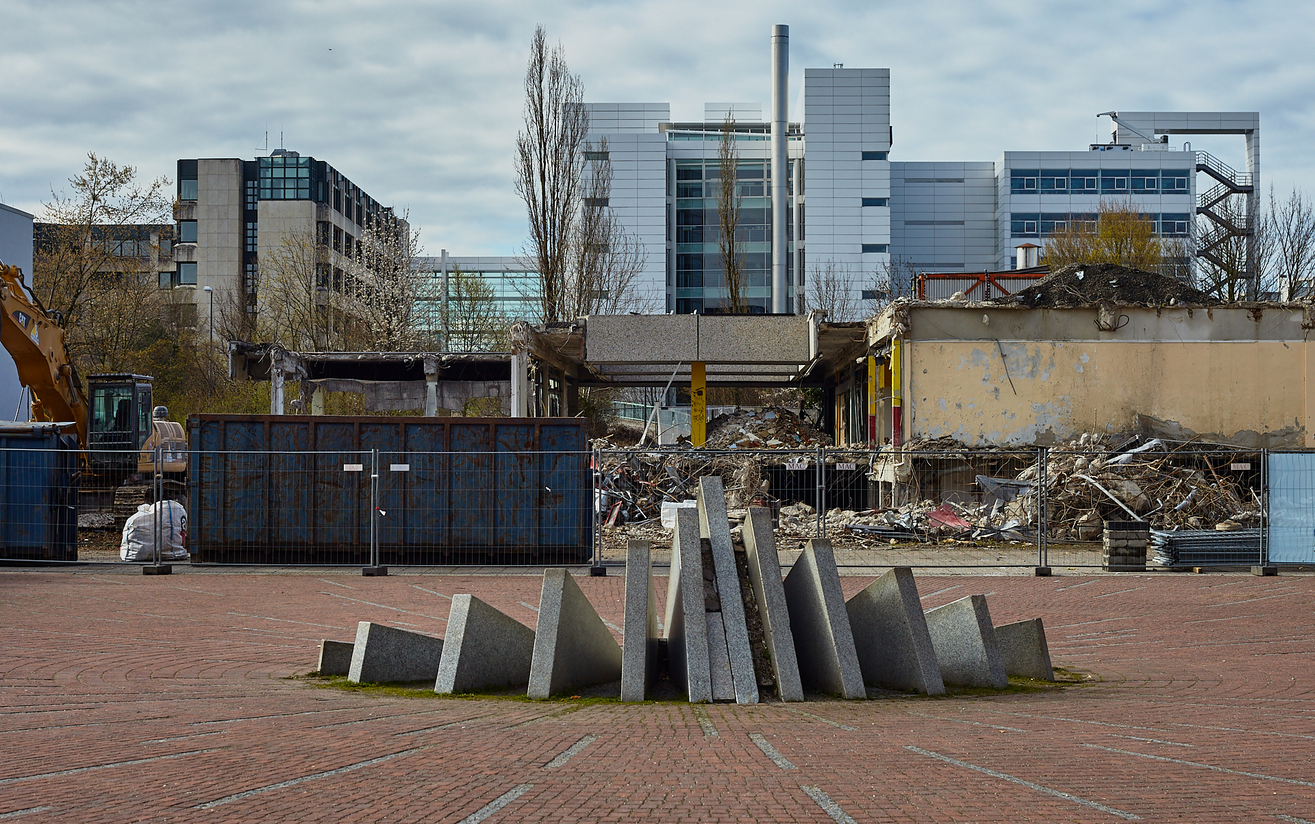 Neuperlach-Baustelle Plettzentrum