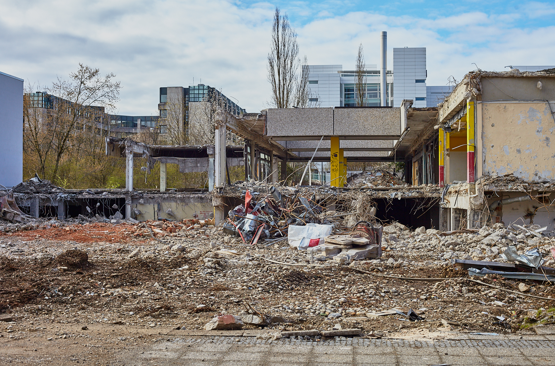 Neuperlach-Baustelle Plettzentrum