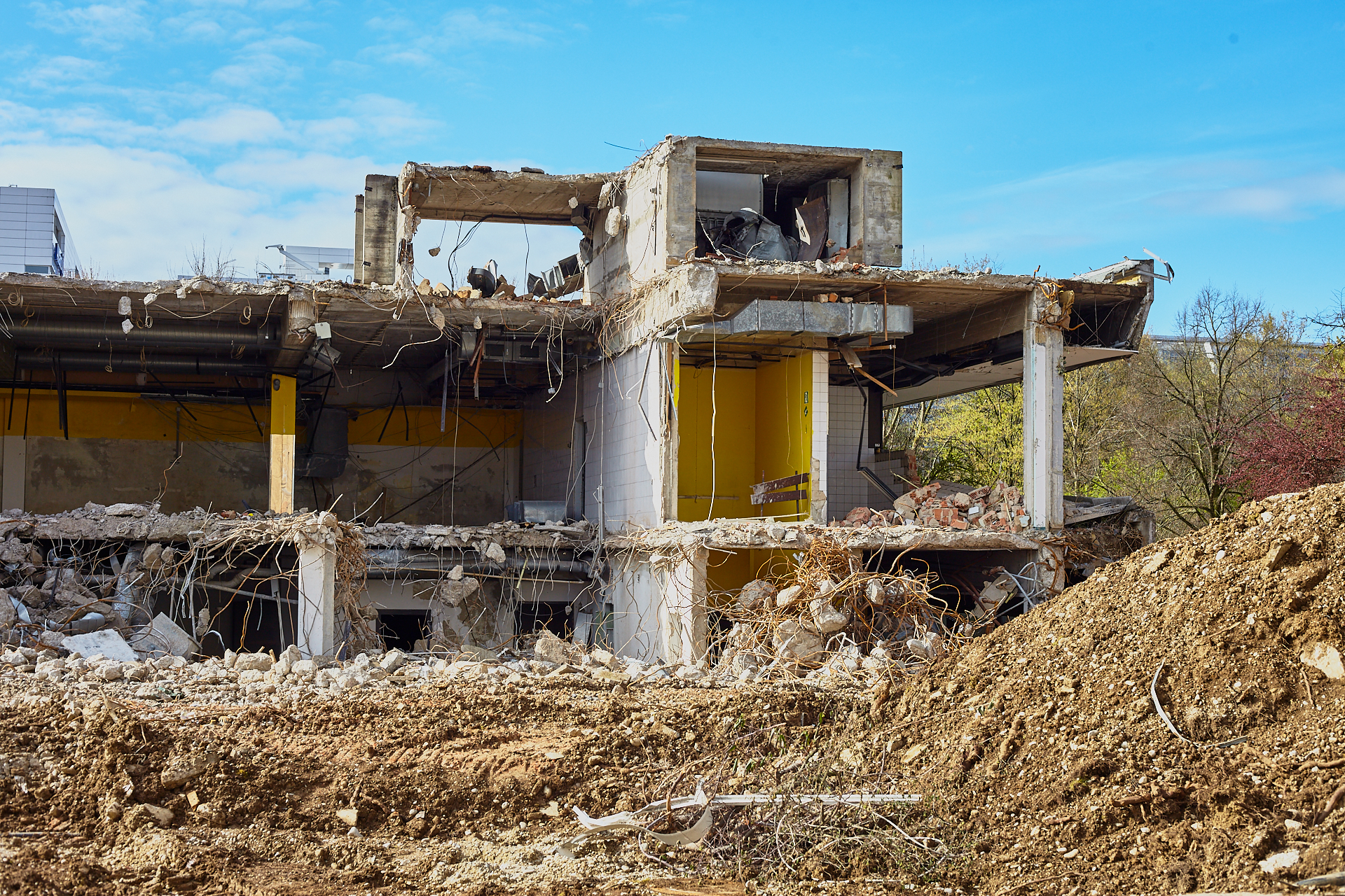 Neuperlach-Baustelle Plettzentrum