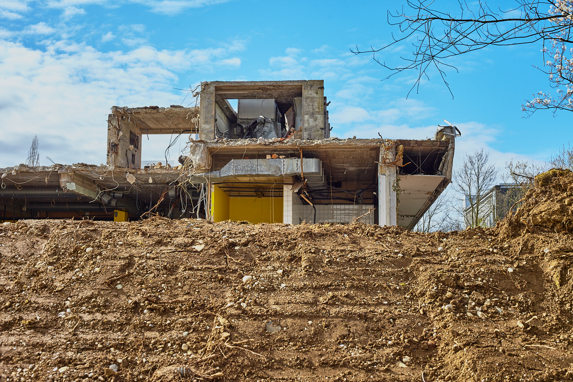 Neuperlach-Baustelle Plettzentrum