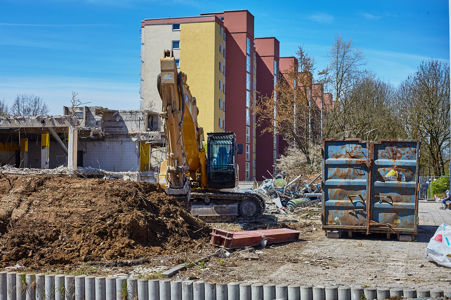 Neuperlach-Baustelle Plettzentrum im 25.04.2014