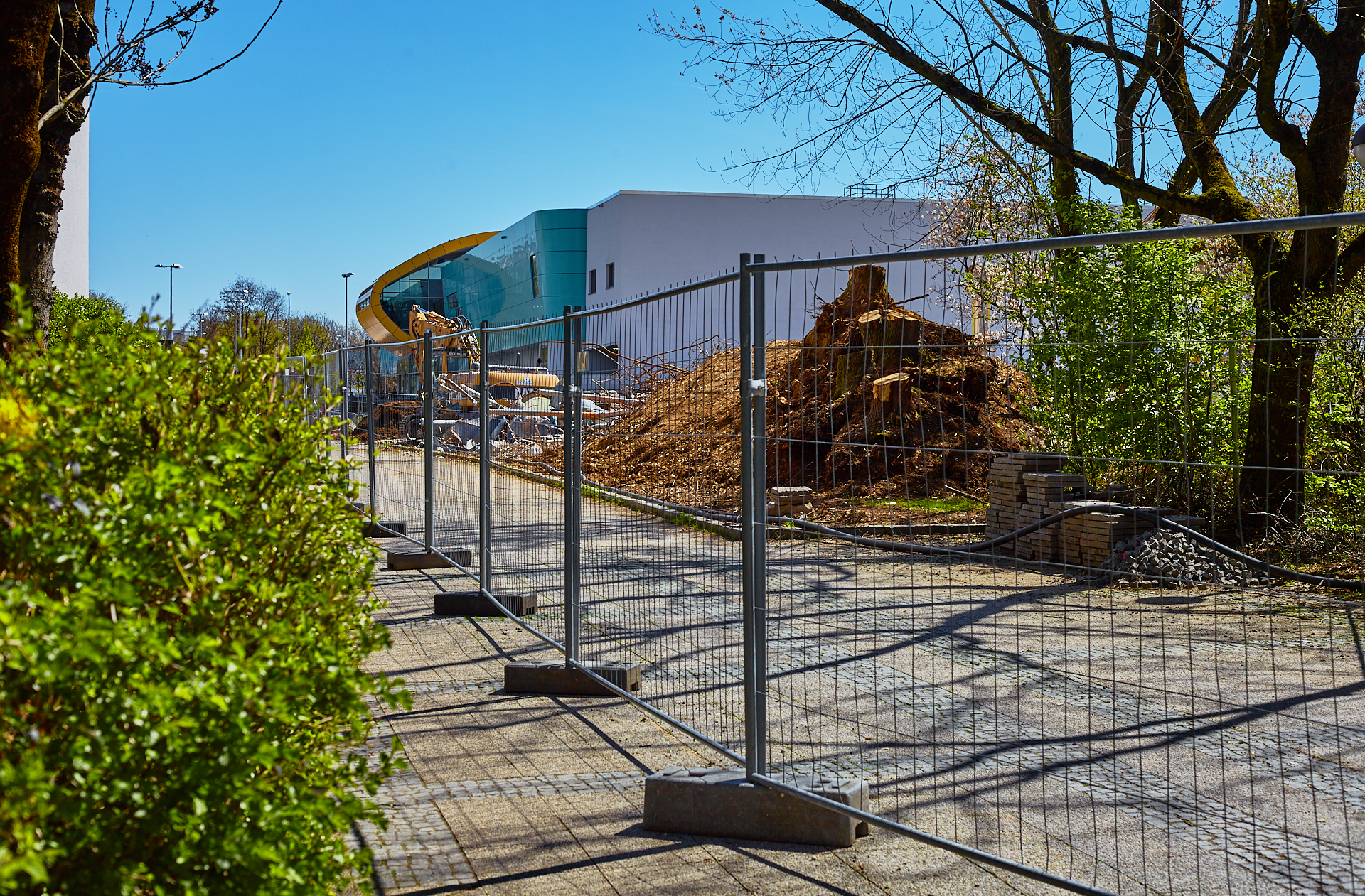 Neuperlach-Baustelle Plettzentrum im 25.04.2014