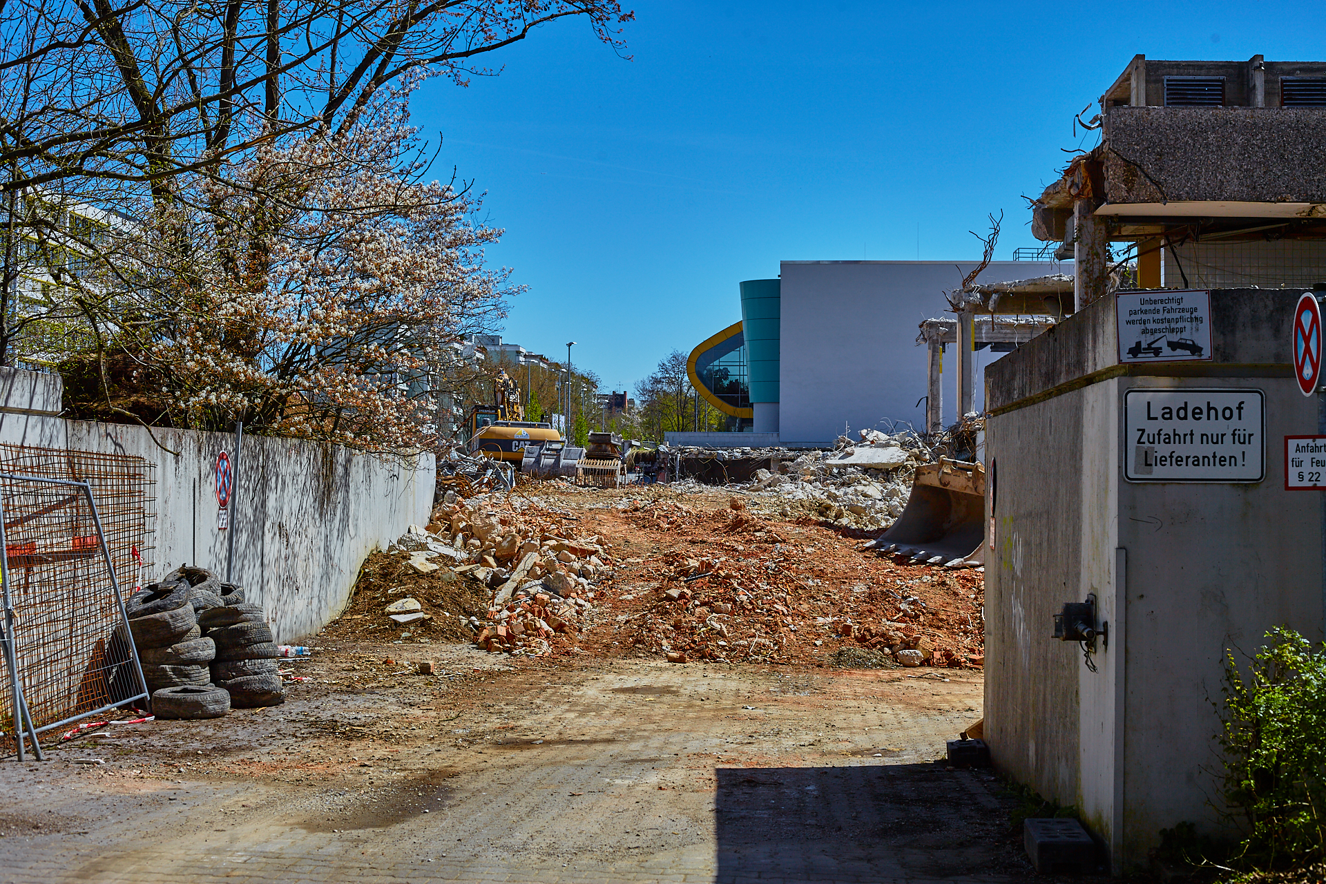 Neuperlach-Baustelle Plettzentrum im 25.04.2014