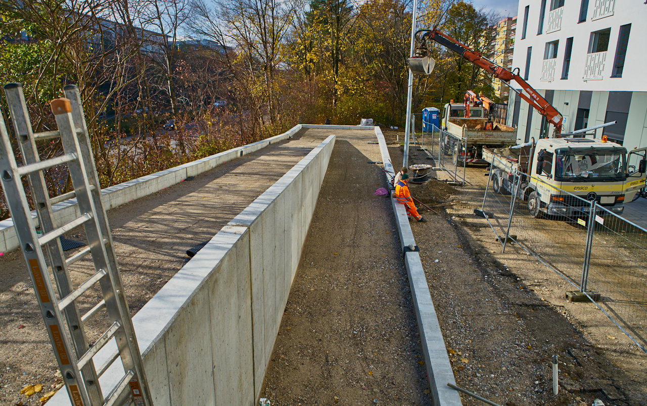 Plettzentrum und Treppe am 15.11.2017