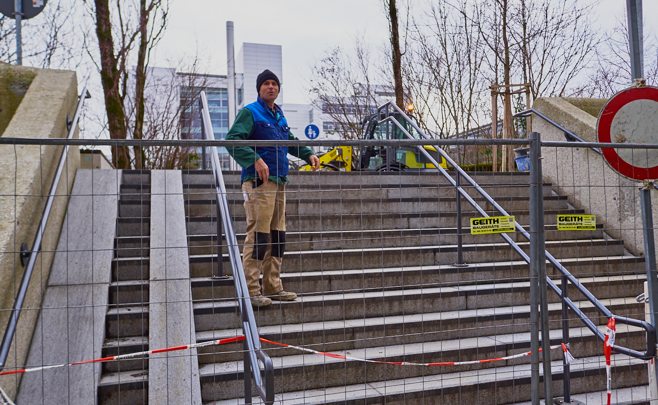 Rampe im Plettzentrum am 05.12.2017