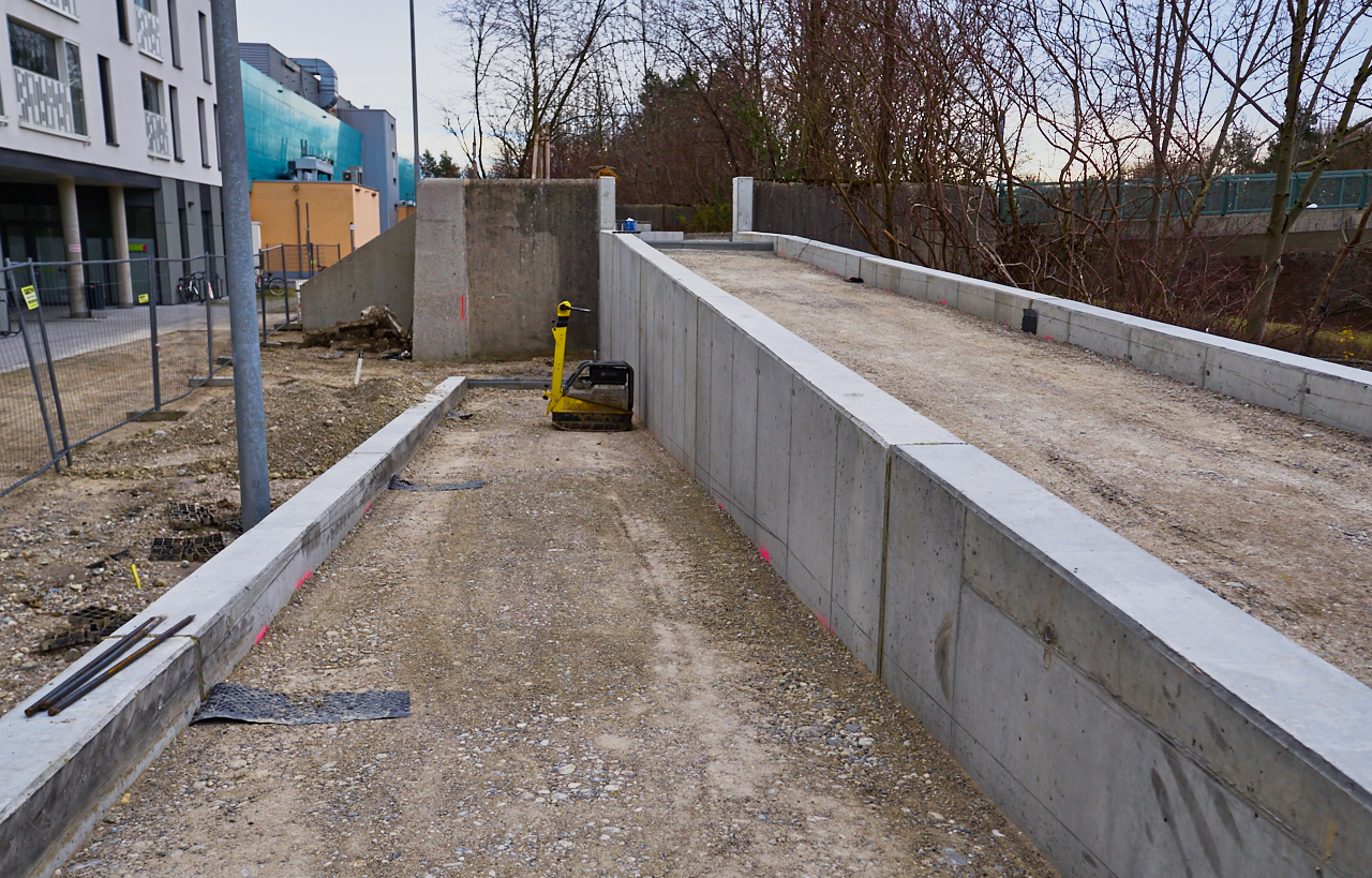 Die neue RAmpe am 09.12.2017