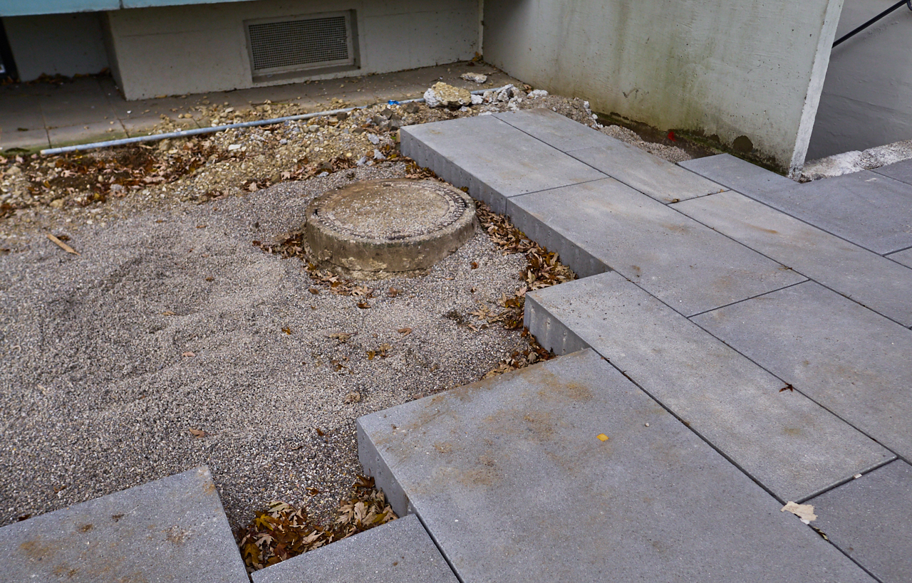 Plettstrasse mit neuen Pflastersteine am 10.12.2017