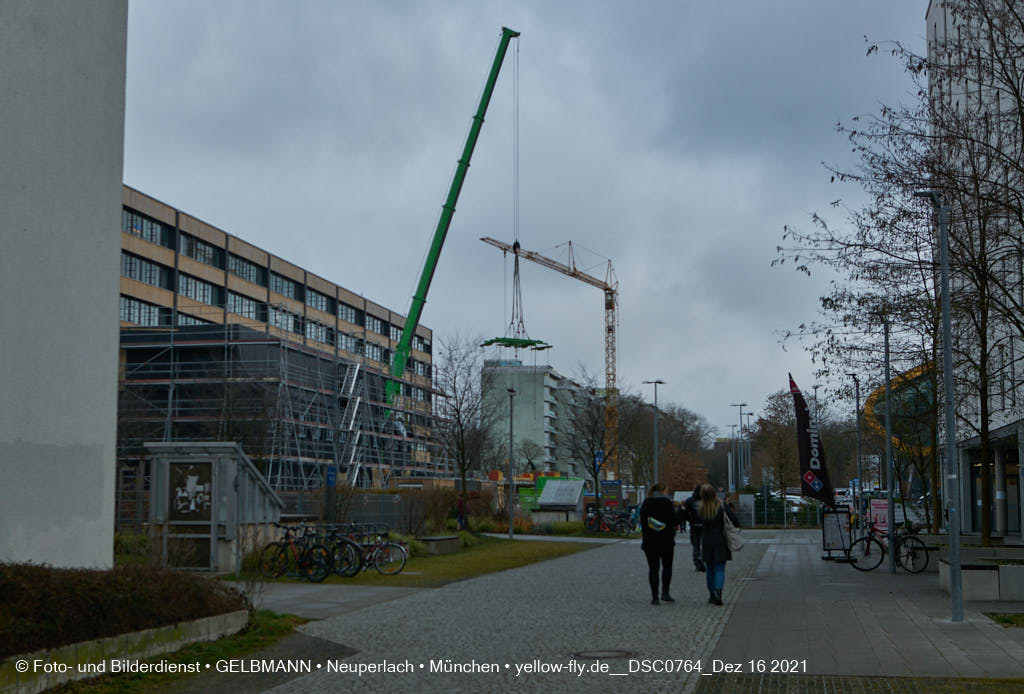 16.12.2021 -Holzmodulen für den Neubau der Internationale Montessorischule