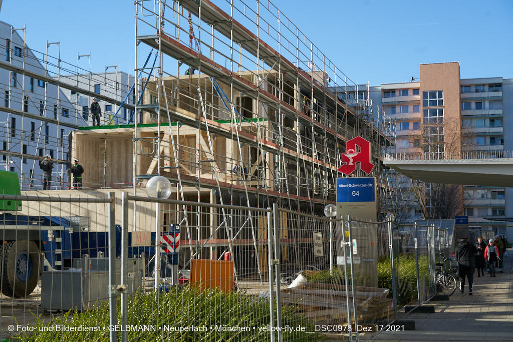 17.12.2021 - Baustelle zur Internationale-Montessorischule in Neuperlach