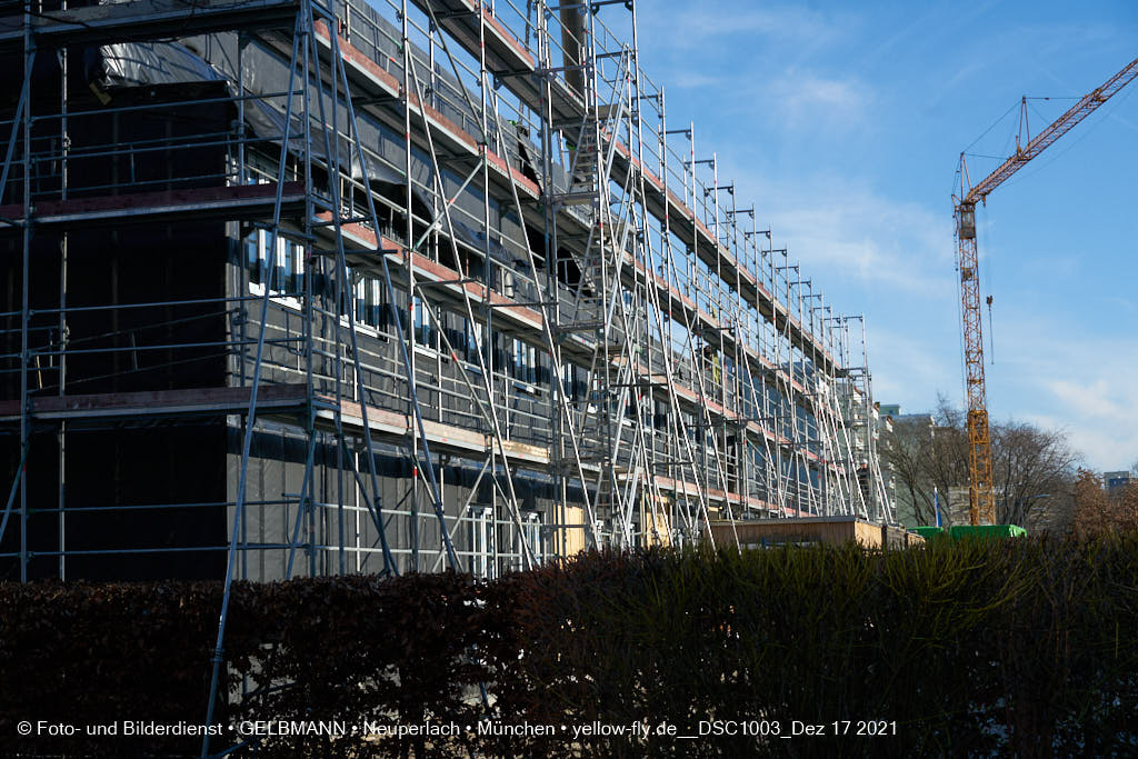 17.12.2021 - Baustelle zur Internationale-Montessorischule in Neuperlach
