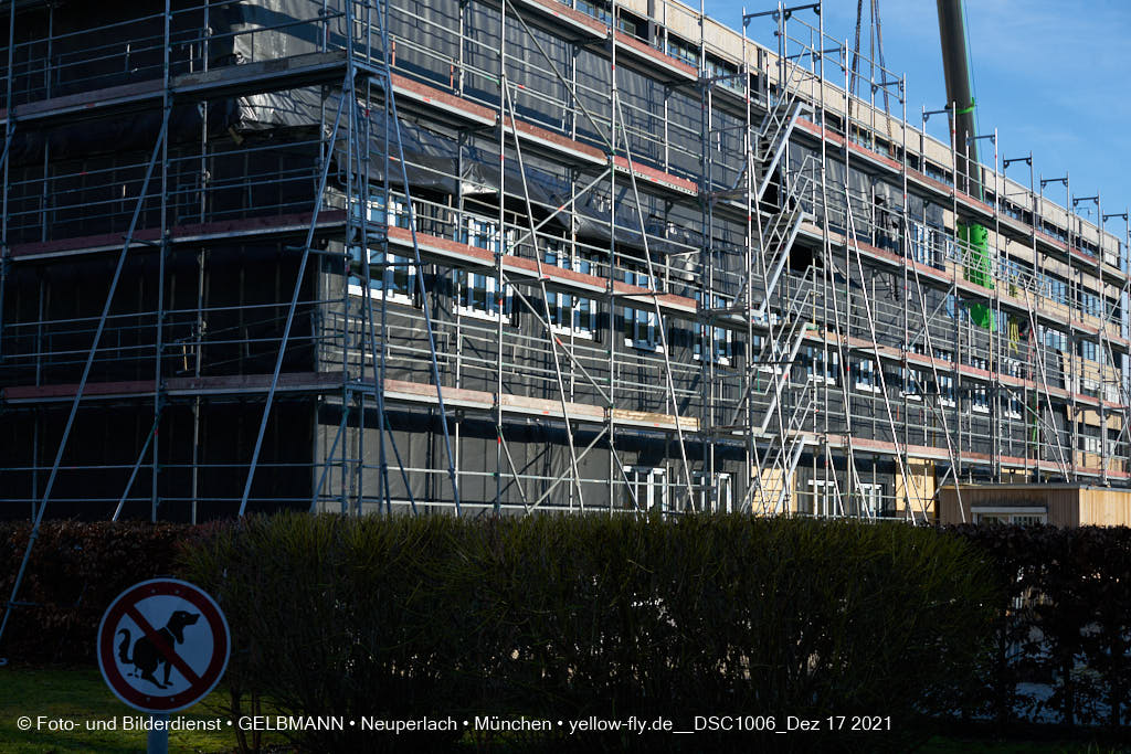 17.12.2021 - Baustelle zur Internationale-Montessorischule in Neuperlach
