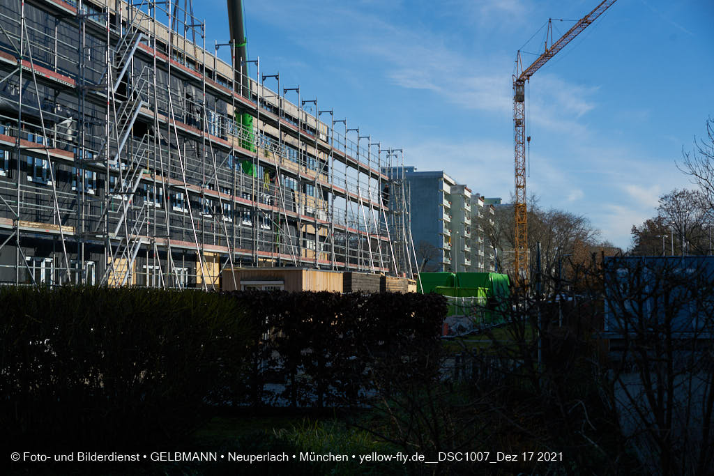 17.12.2021 - Baustelle zur Internationale-Montessorischule in Neuperlach