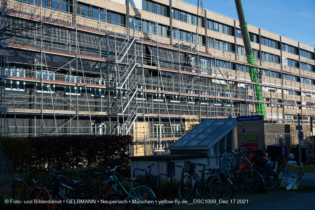 17.12.2021 - Baustelle zur Internationale-Montessorischule in Neuperlach