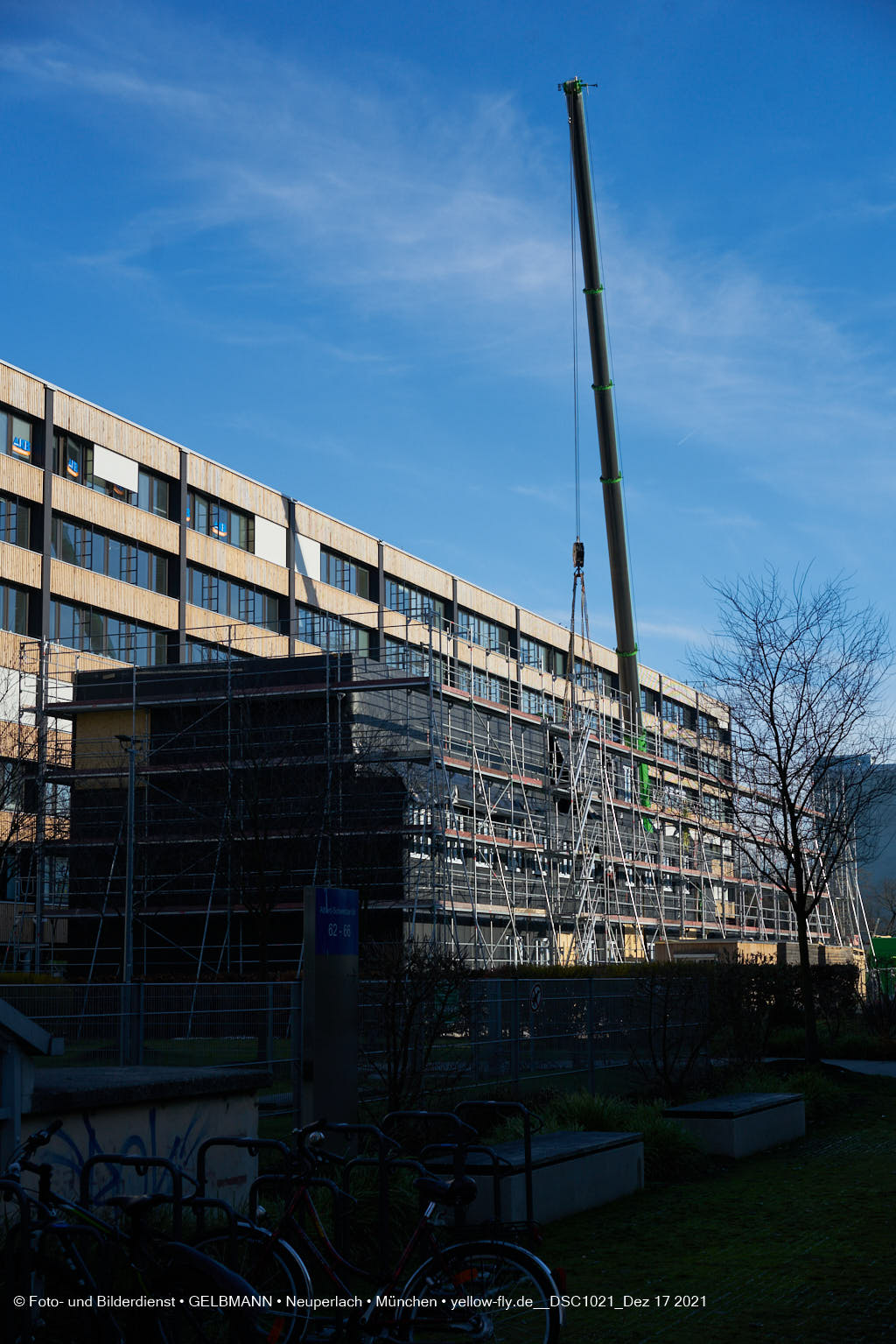 17.12.2021 - Baustelle zur Internationale-Montessorischule in Neuperlach
