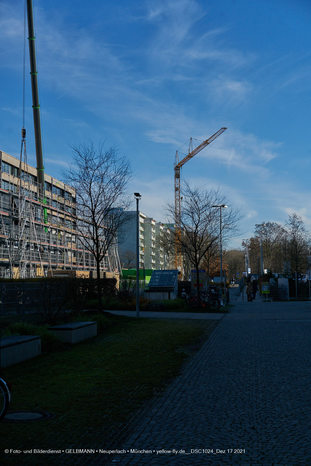 17.12.2021 - Baustelle zur Internationale-Montessorischule in Neuperlach