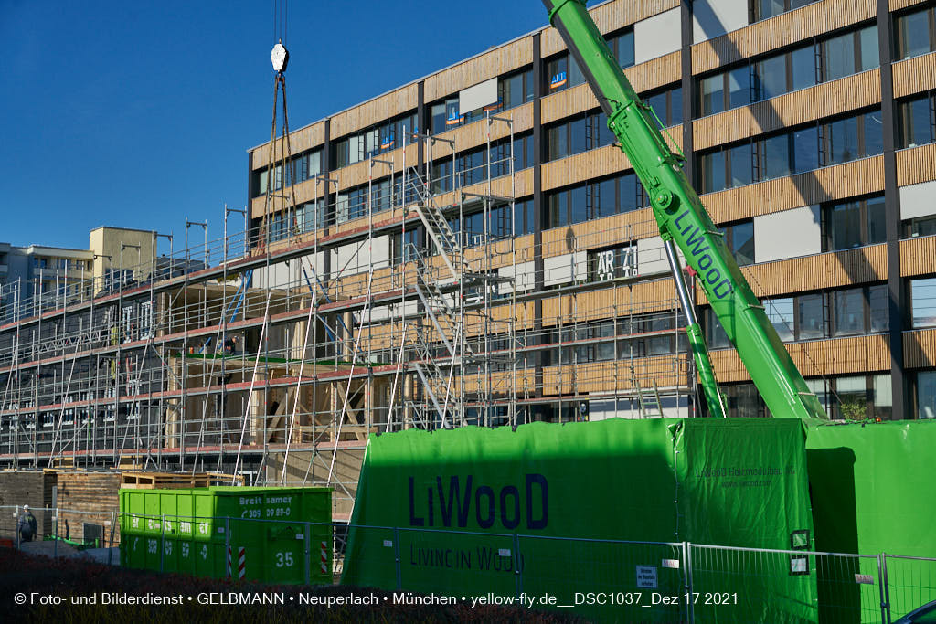 17.12.2021 - Baustelle zur Internationale-Montessorischule in Neuperlach