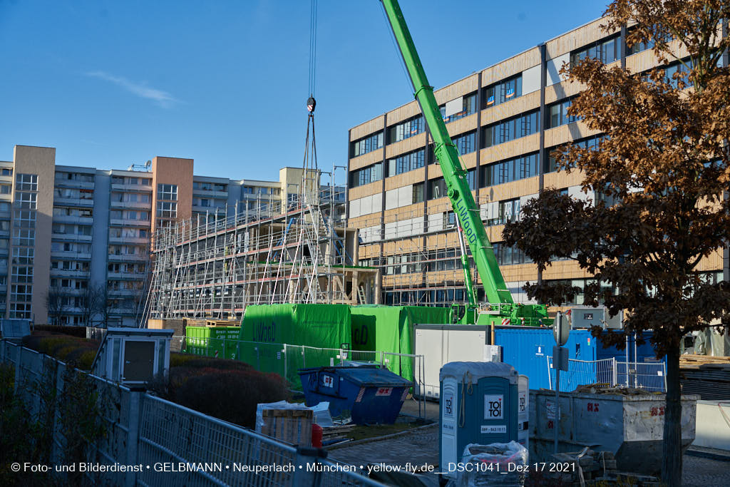 17.12.2021 - Baustelle zur Internationale-Montessorischule in Neuperlach