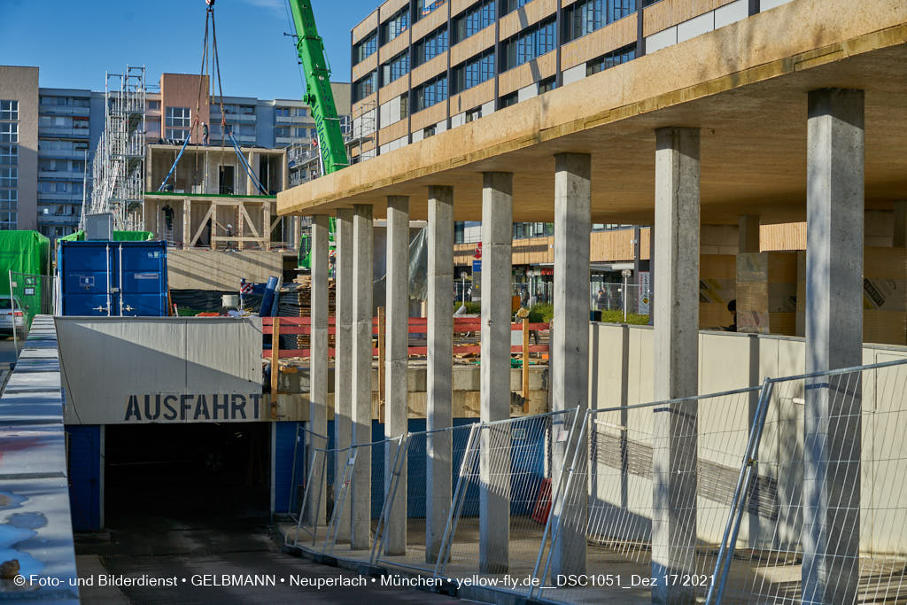 17.12.2021 - Baustelle zur Internationale-Montessorischule in Neuperlach
