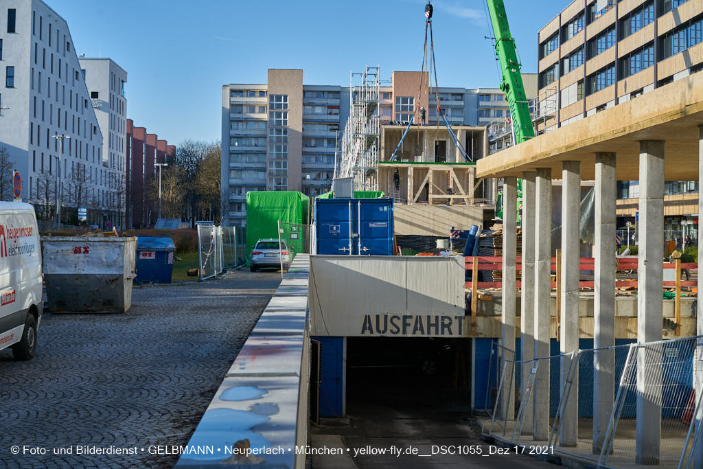 17.12.2021 - Baustelle zur Internationale-Montessorischule in Neuperlach