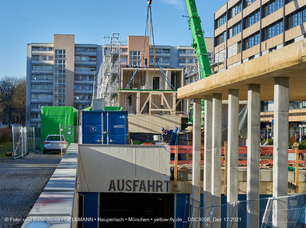 17.12.2021 - Baustelle zur Internationale-Montessorischule in Neuperlach