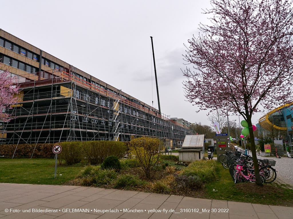 30.03.2022 - Baustell Montessorie Schule in Neuperlach