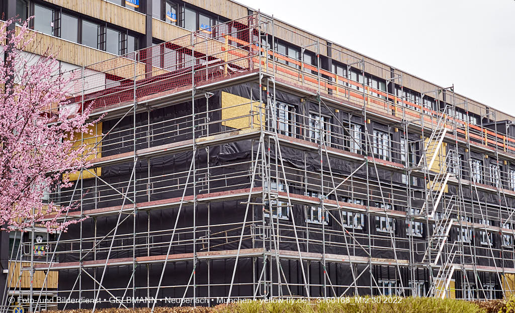 30.03.2022 - Baustell Montessorie Schule in Neuperlach