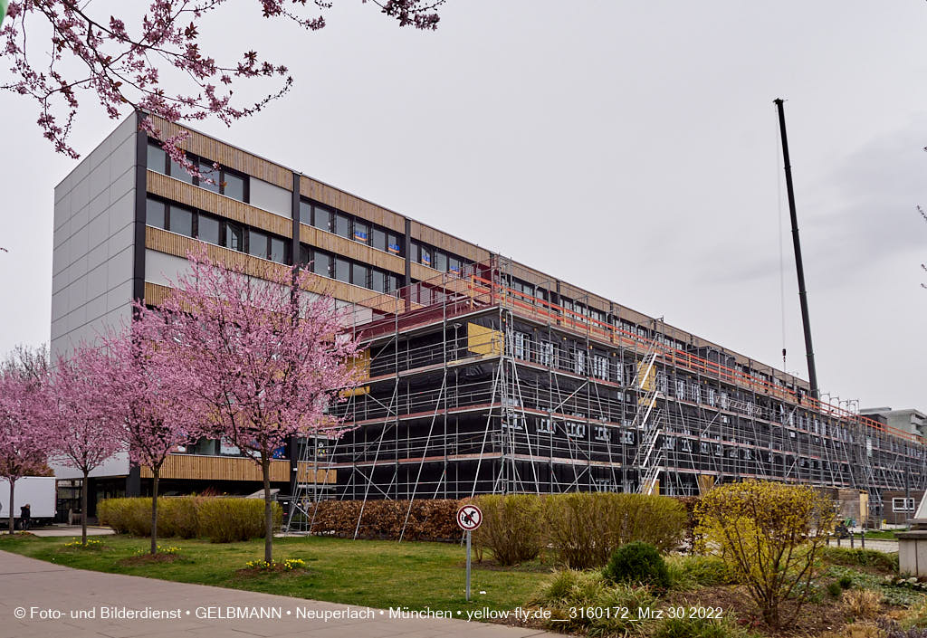 30.03.2022 - Baustell Montessorie Schule in Neuperlach
