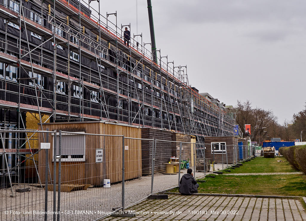30.03.2022 - Baustell Montessorie Schule in Neuperlach