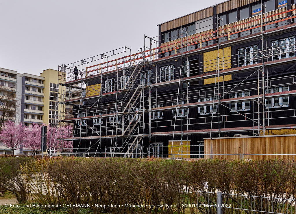 30.03.2022 - Baustell Montessorie Schule in Neuperlach
