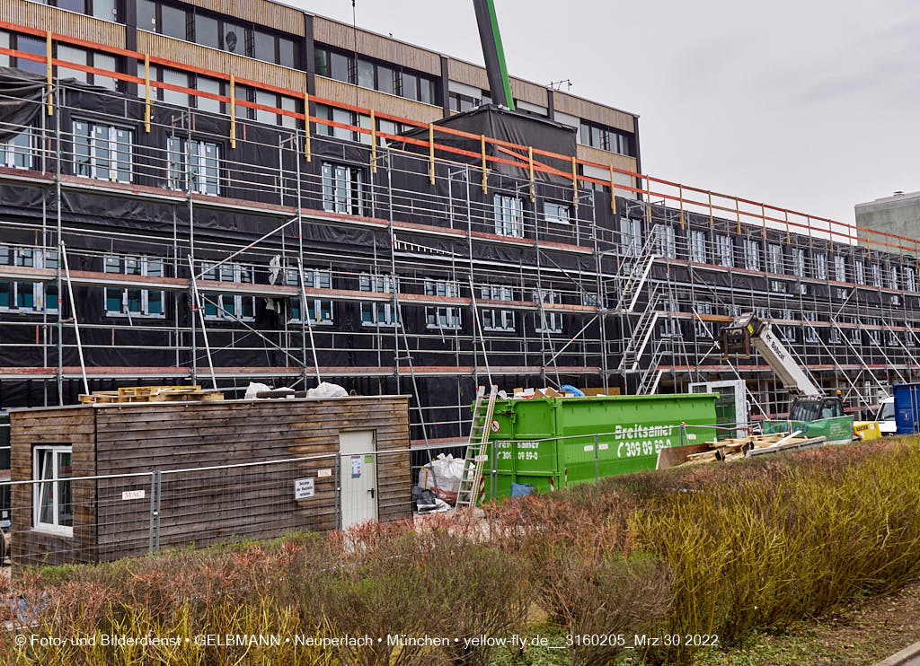 30.03.2022 - Baustell Montessorie Schule in Neuperlach