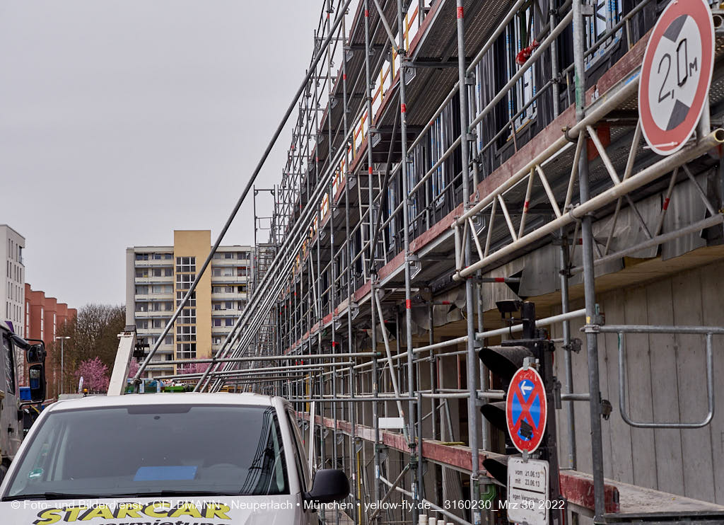 30.03.2022 - Baustell Montessorie Schule in Neuperlach
