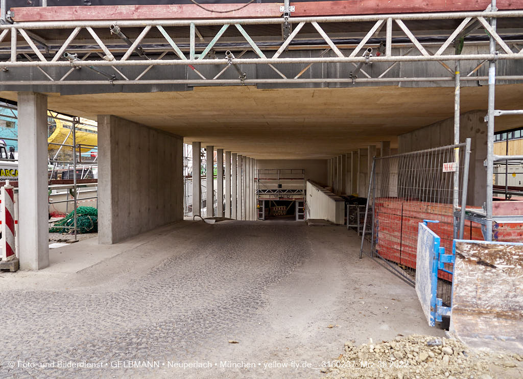 30.03.2022 - Baustell Montessorie Schule in Neuperlach