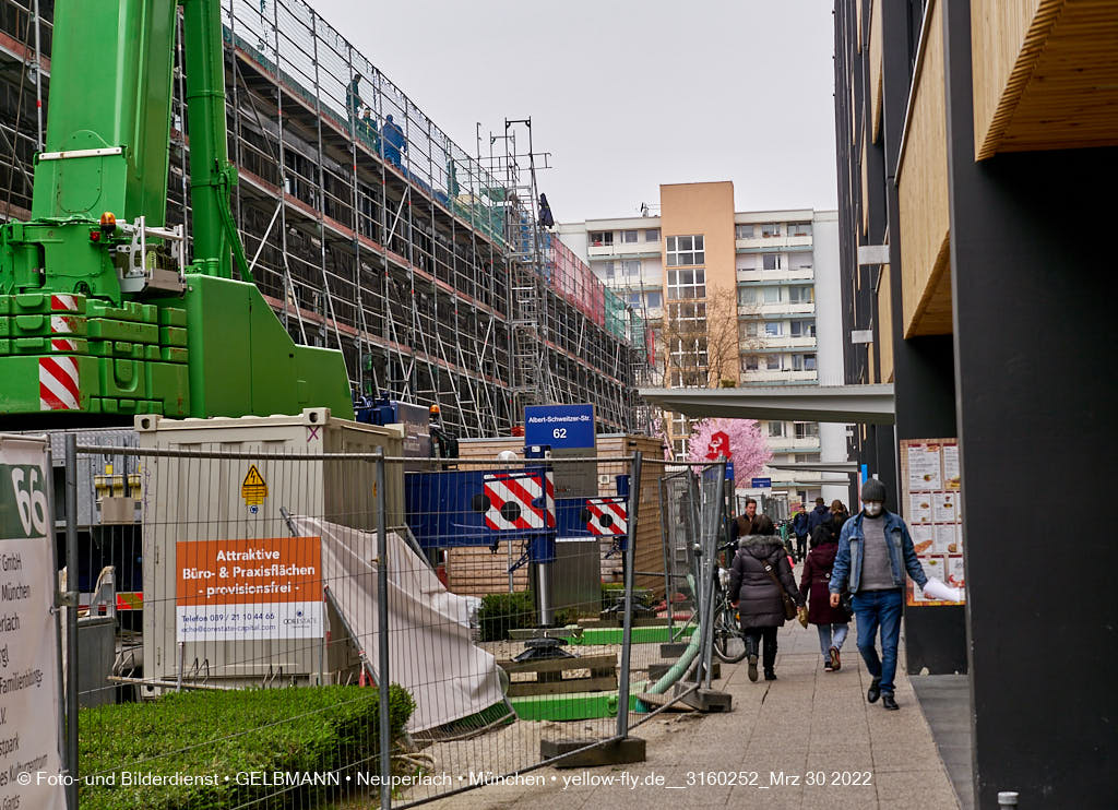 30.03.2022 - Baustell Montessorie Schule in Neuperlach