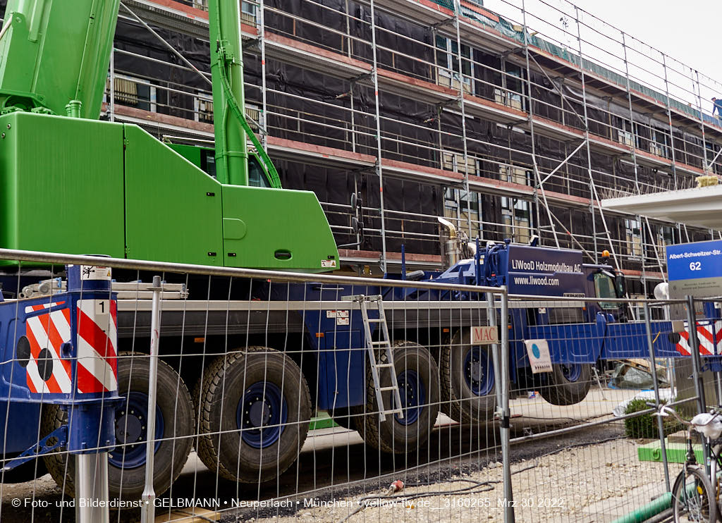 30.03.2022 - Baustell Montessorie Schule in Neuperlach