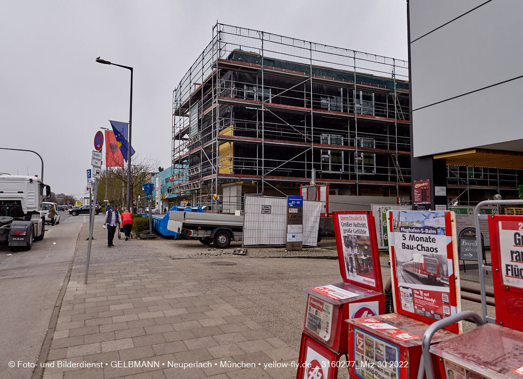 30.03.2022 - Baustell Montessorie Schule in Neuperlach