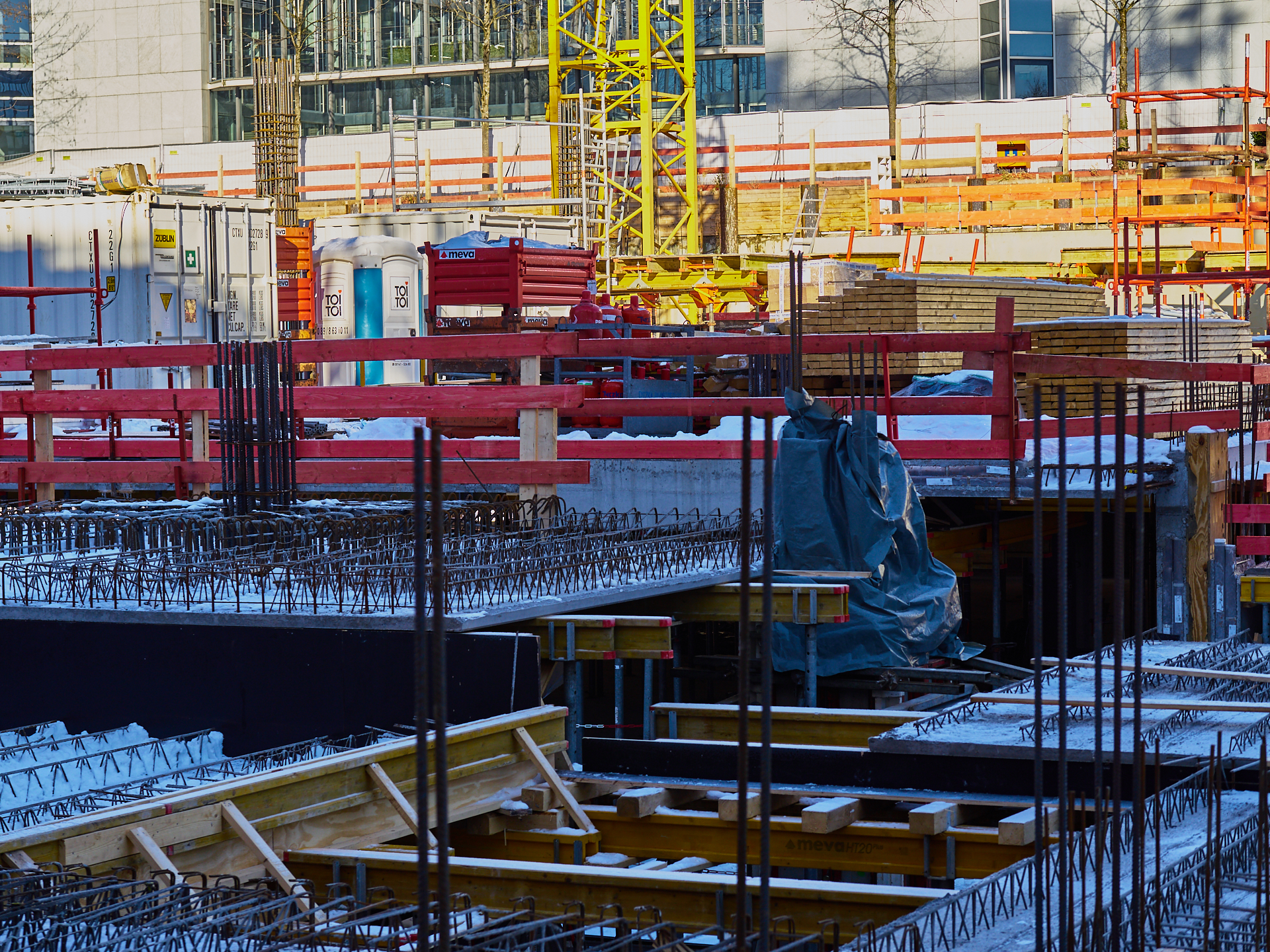 Neuperlach - Die PEP-BAUSTELLE am 27.01.2017