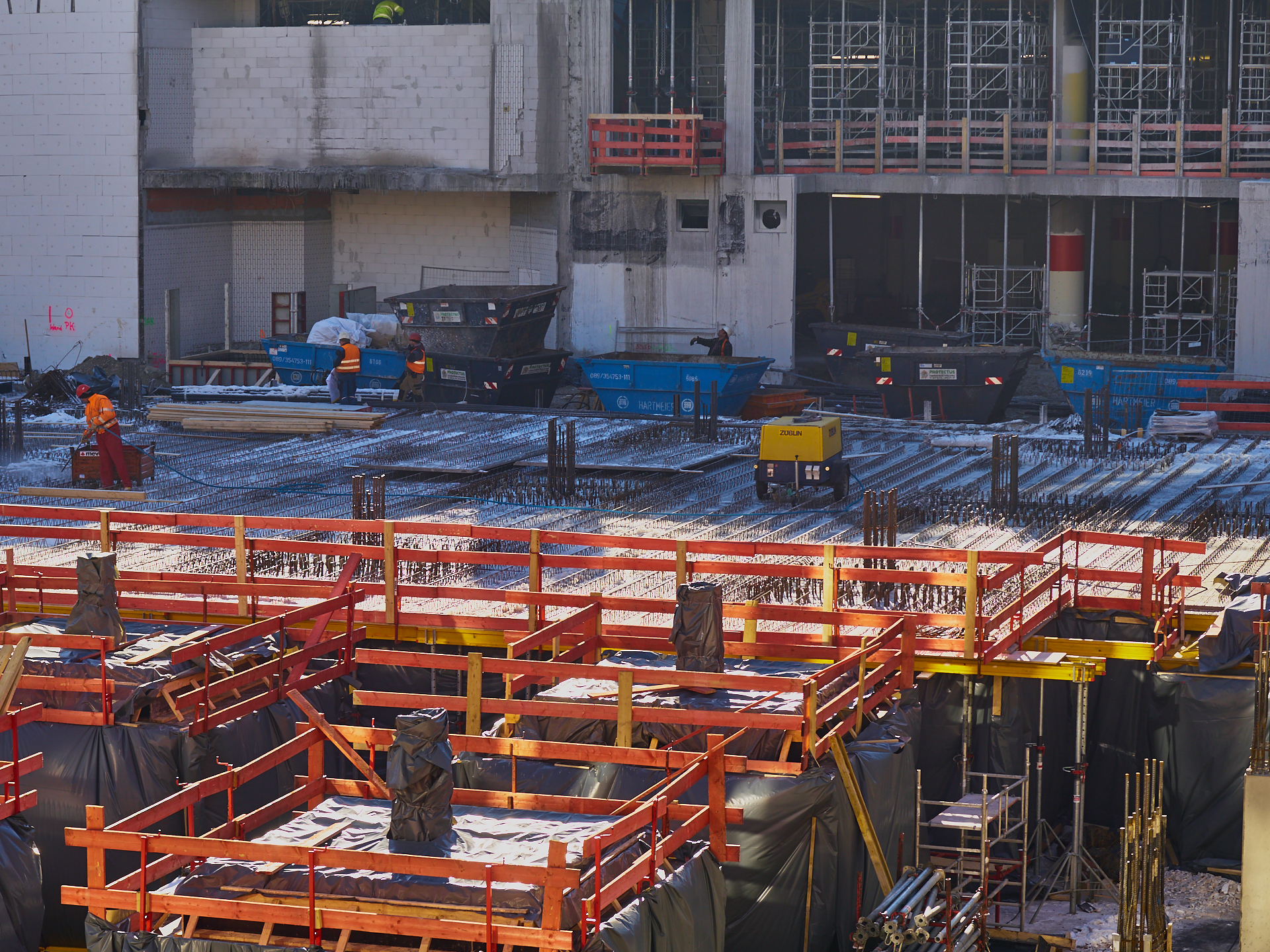 Neuperlach - Die PEP-BAUSTELLE am 27.01.2017