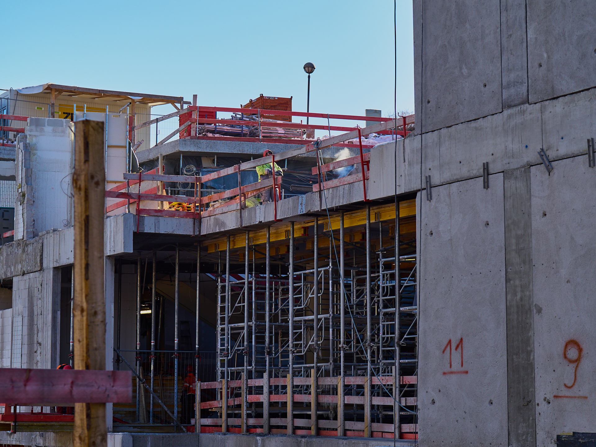 Neuperlach - Die PEP-BAUSTELLE am 27.01.2017